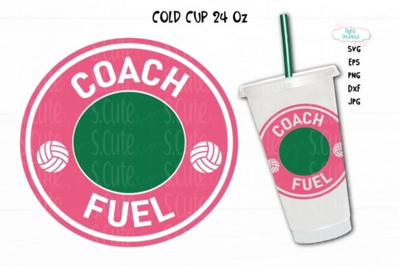 Coach Fuel Ring SVG Graphics for Cold Cup Branding