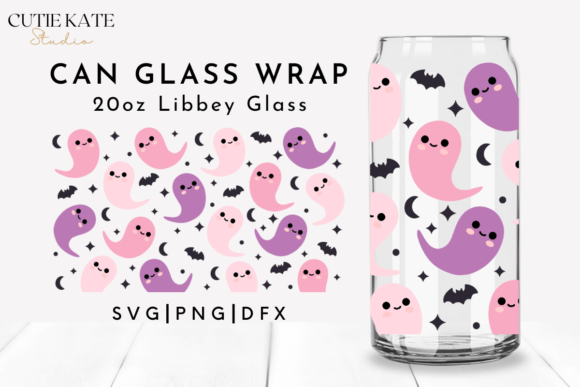 Cute Ghost Halloween SVG – Graphics & Print Templates
