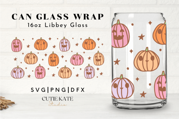 Cute Pumpkin Beer Can Glass 16oz Graphics Review