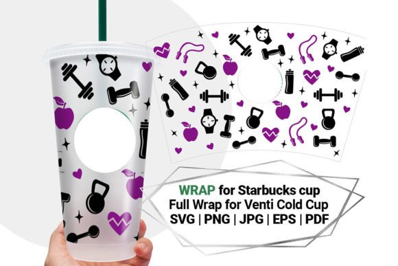 Fitness Wrap SVG for Starbucks Cup: A Designer Review
