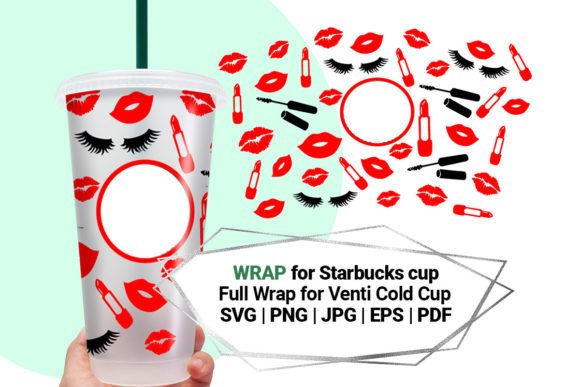 Make Up Wrap SVG for Starbucks Cup: Graphics & Crafts Review