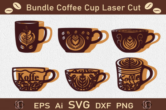 Review: Bundle Coffee Cup Laser Cut SVG for Graphics & Crafts
