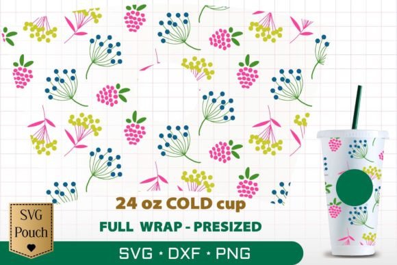 Wildflowers Wrap: Floral Graphics for Print Templates