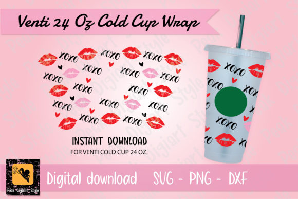 XOXO Lipes No Hole Cold Cup: Graphics & Crafts Review